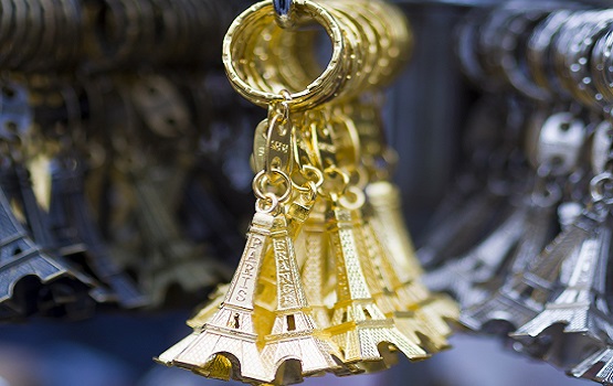 souvenir of mini eiffel tower from paris france